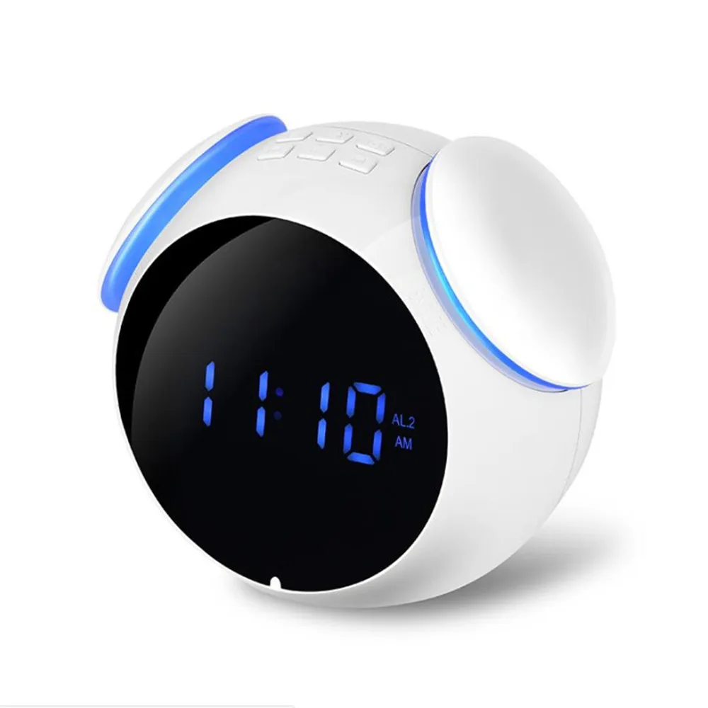 Двойной будильник мультимедийный мини Bluetooth Динамик без потерь MP3 плеер |
