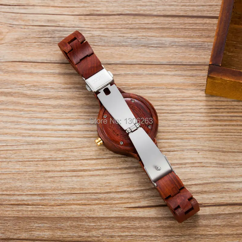 ЖЕНСКИЕ НАРЯДНЫЕ часы женские деревянные кварцевые с дисплеем браслет из