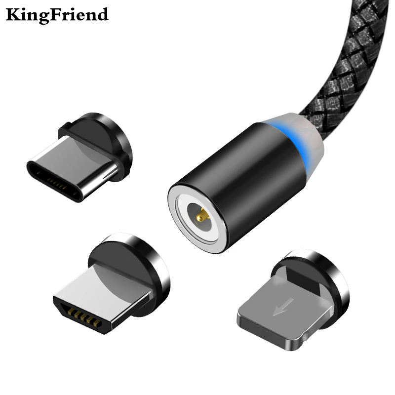 Магнитный usb-кабель KingFriend для быстрой зарядки кабель USB Type-C магнитное зарядное