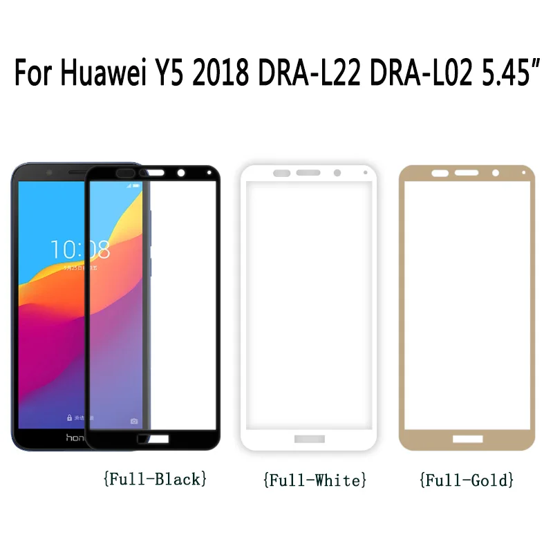 2.5D полное покрытие для Huawei Honor 7A 5 45 &quotЗакаленное стекло пленка DUA L22 Русская