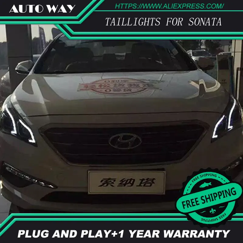 Бесплатная доставка! Автомобильный Стайлинг светодиодный чехол для фар Hyundai Sonata