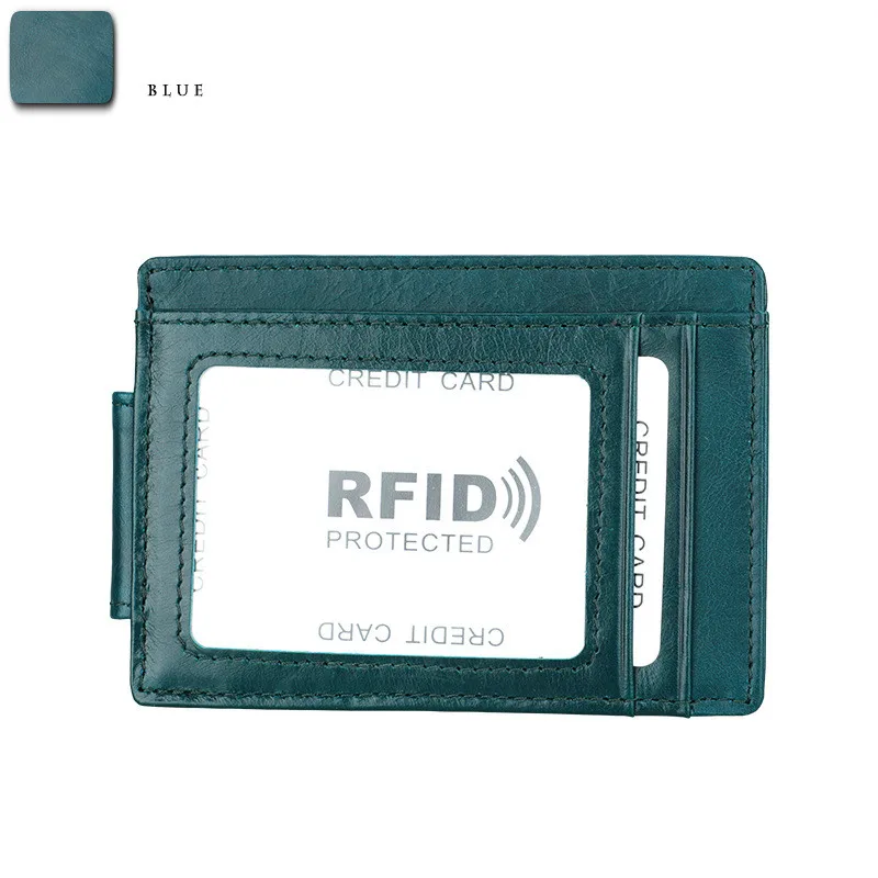 Для женщин и мужчин Анти Rfid кошелек зажим для денег магнитный Ультратонкий