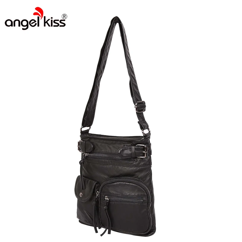 Бренд Angelkiss хит продаж женская сумка через плечо из экологичного и мягкого