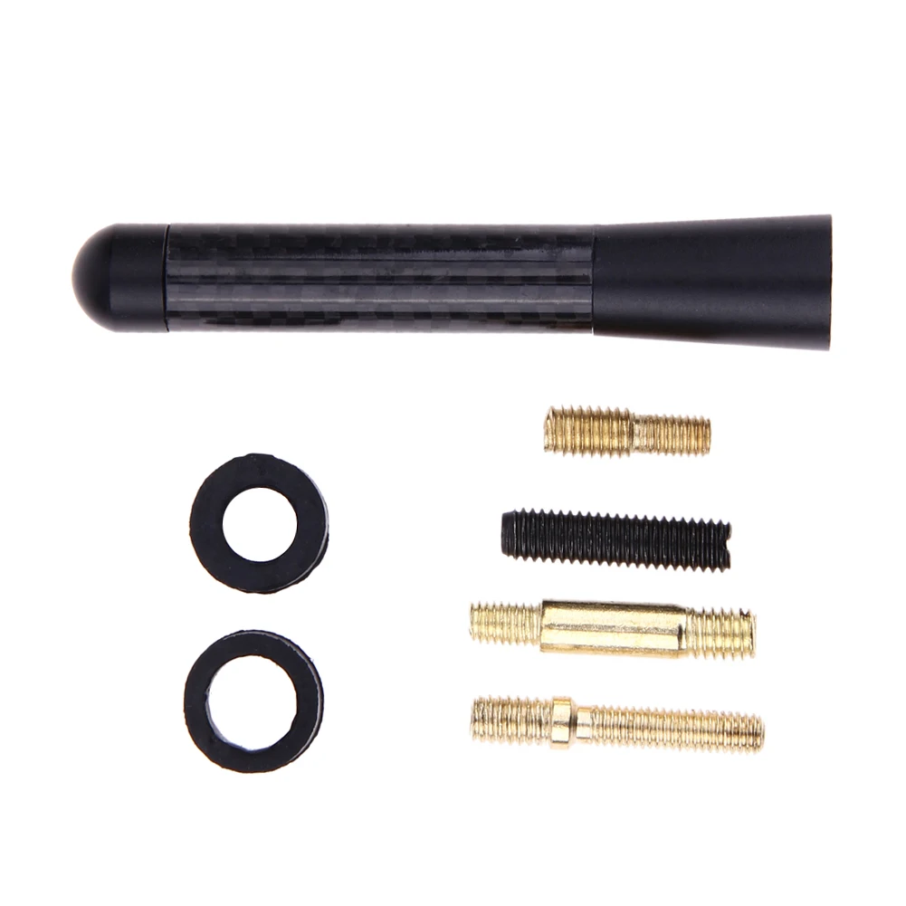 Универсальная мини антенна из углеродного волокна 8 см FM короткая для Ford Focus 2 3