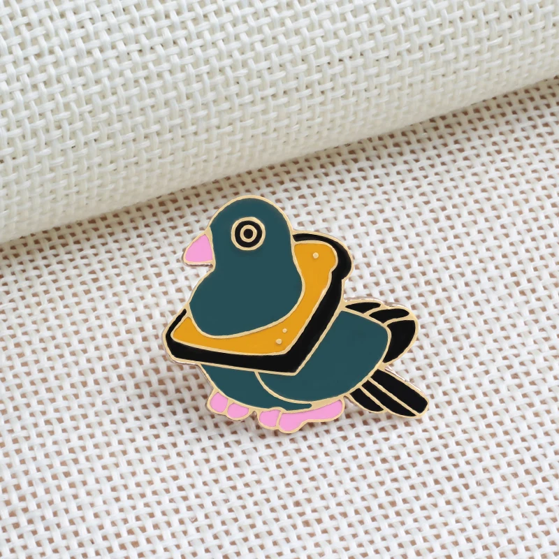 Модные украшения с изображением орла значки логотипом ворона Бабочка Волшебная