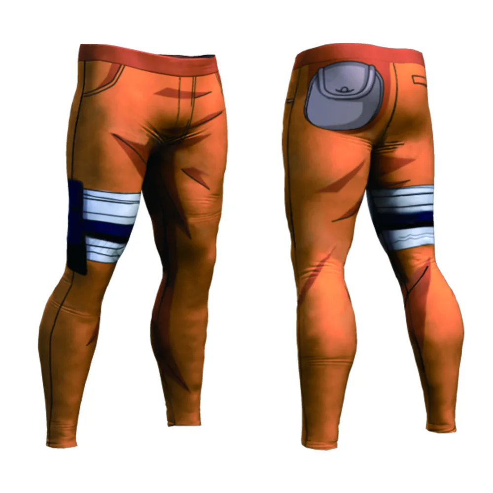 Летние длинные штаны с 3D-принтом аниме Акацуки Какаси повседневные карманы для