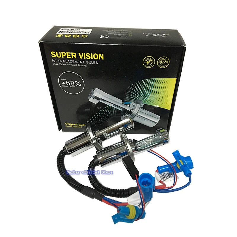 Carbar# H4 Xenon HID 35W 4300K 6000K 8000K Lamp Car Headlight Bulb H1 H3 Hi/Lo Beam H7 H8 H11 9005 | Автомобили и мотоциклы