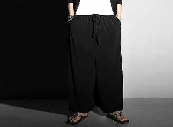 M ~ 5XL Новая мужская одежда плюс размер GD тонкая талия большие мужские брюки юбка