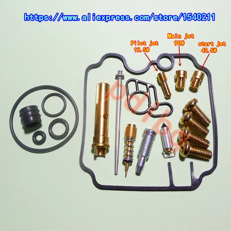 (1 комплект $18,5) YM «Dolphin» FZX250 Zeal 3YX Набор для Ремонта Карбюратора с иглой для настройки (J.N.) и иглой (N.J.)
