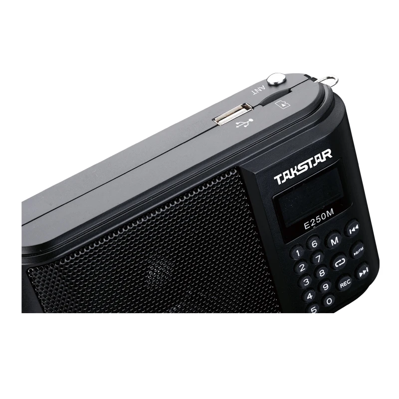 Takstar E250M Φ имеет функцию FM и записи 10 Вт усилитель с поддержкой TF-карты U-диска |