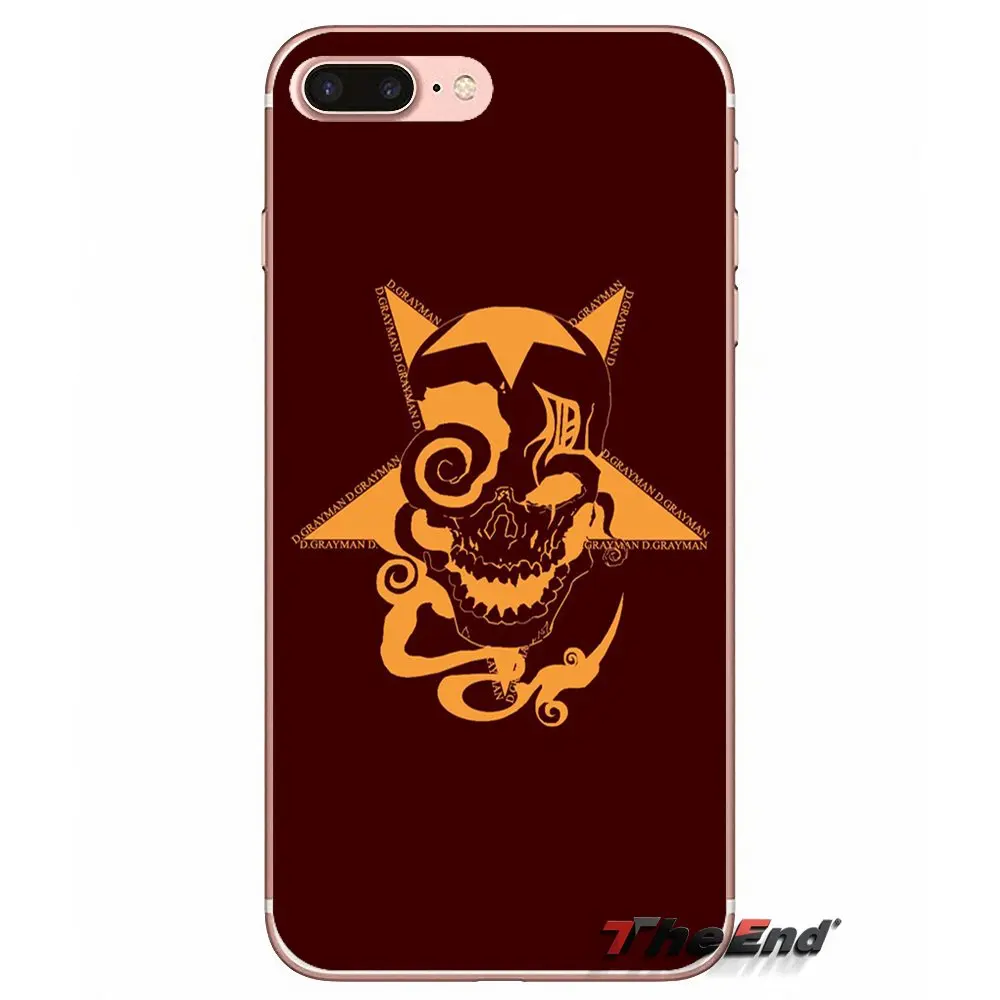 Мягкий чехол для iPhone X 4 4S 5 5S 5C SE 6 6S 7 8 Plus Samsung Galaxy J1 J3 J5 J7 A3 A5 2016 2017 D. Gray-man Anime Hugging Japan |
