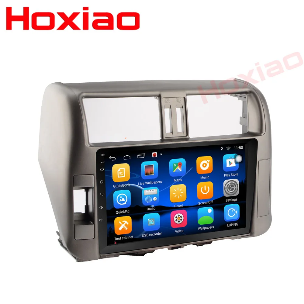 Android для Toyota PRADO 150 2010 2011 2012 2013 4 ядра " 1024*600 Bluetooth 2 Din автомобильный DVD Радио gps навигации - Цвет: T3-Prado 2010