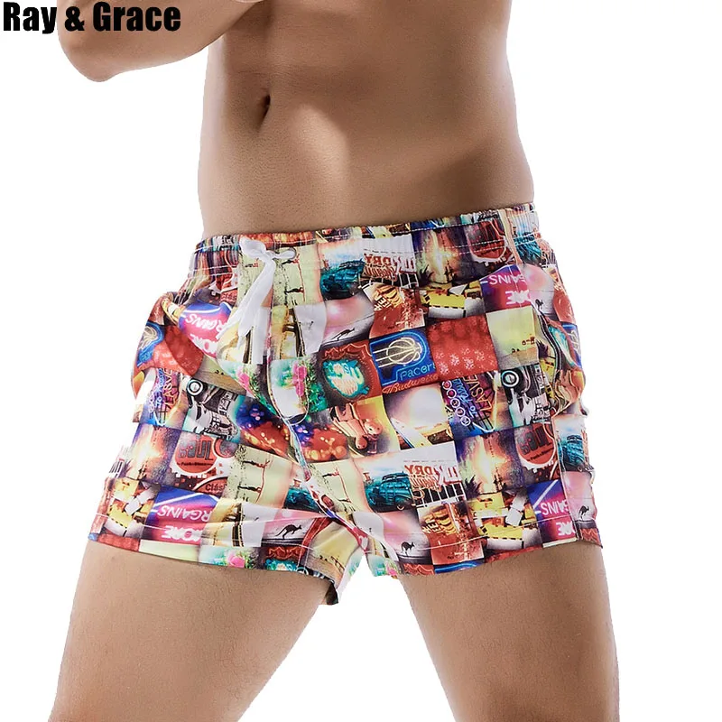 RAY GRACE летние пляжные шорты мужские высокое качество спортивные мягкие