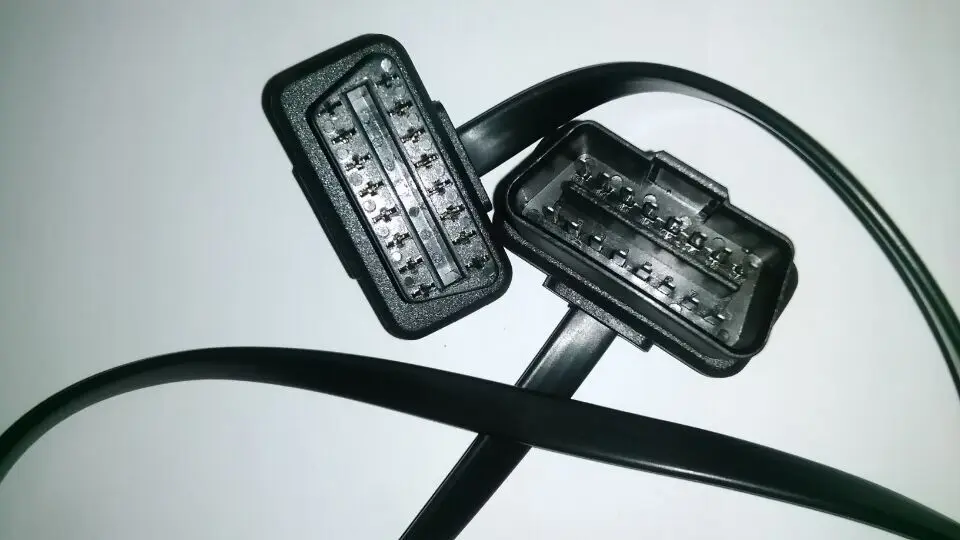 15% от заводской цены! 5 шт. новый дизайн OBDII OBD2 OBD 2 16 PIN Штекерный Женский