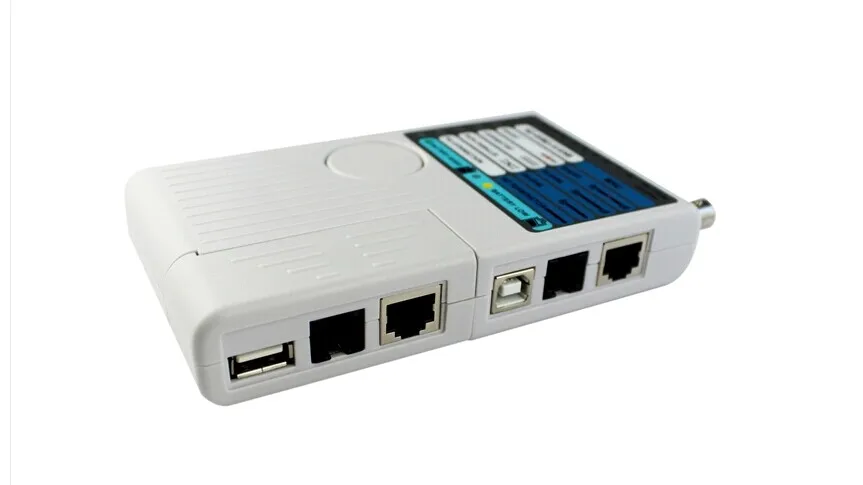 Тестер сетевого кабеля RJ45/RJ11/USB/BNC Cat5 Cat6 тестер проводного Кабеля 4 в 1|wire tester|bnc lancat6