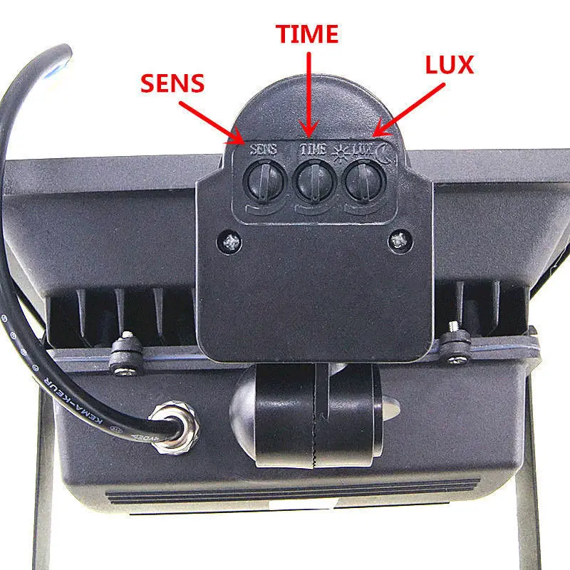 Инфракрасный светодиодный светильник с датчиком движения 30 Вт 85-265 В переменного