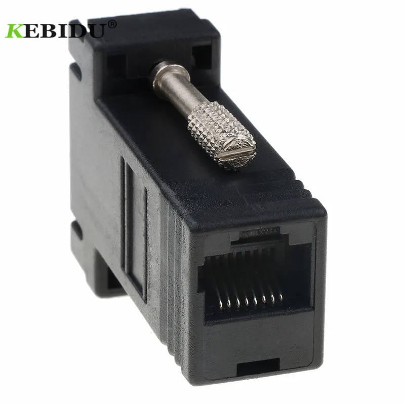 Kebidu штекер к локальной сети CAT5 CAT6 RJ45 сетевой Ethernet Кабель Женский адаптер К VGA