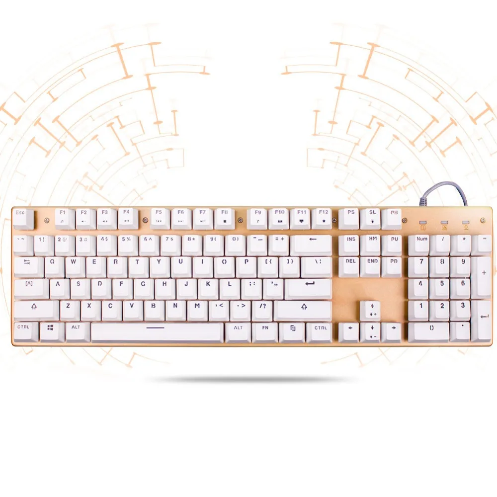 Механическая клавиатура с подсветкой usb хаб ПК игровая Lightning Mac клавиатуры для