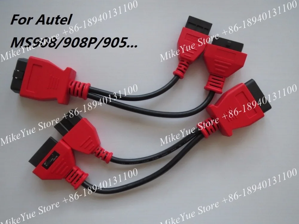 Адаптеры для Autel MITSUBISHI HYUNDAI 12 + 16 Pins MaxiSys Pro MS906 MS906BT MS906TS MS908S Mini MaxiCOM MK908P OBD I|autel maxisys