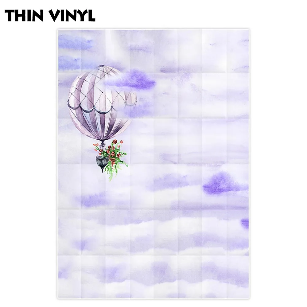 Allenjoy фоны для фотосъемки фиолетовая мечта воздушный шар небо фон фотостудии