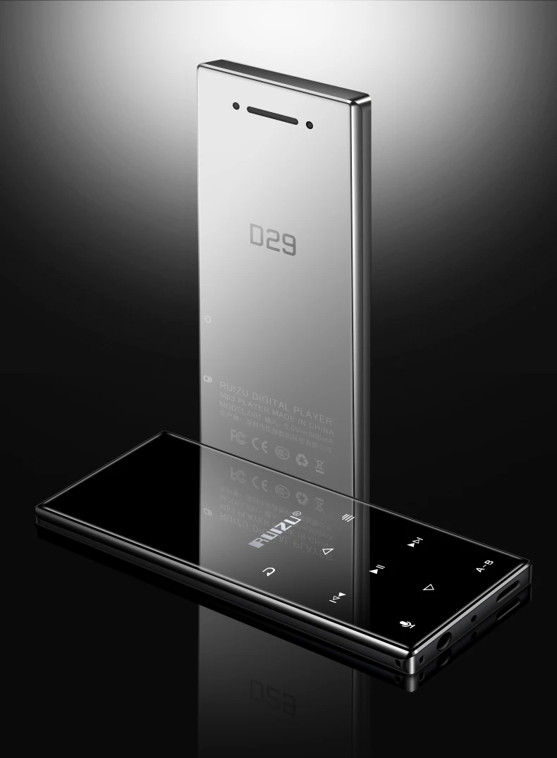 Металлический MP3 плеер ruidu d29 без потерь HiFi музыкальный плеер Портативный Аудио встроенный динамик fm-радио электронная книга часы