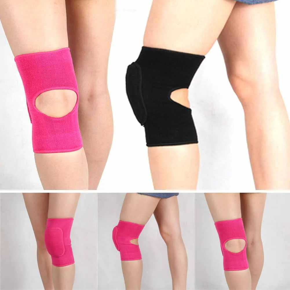 Professional Cotton Children Dance Knee Pads Yoga Sports Volleyball Fall Knees Thickening Warm Kneepad 3 Colors for Choice |