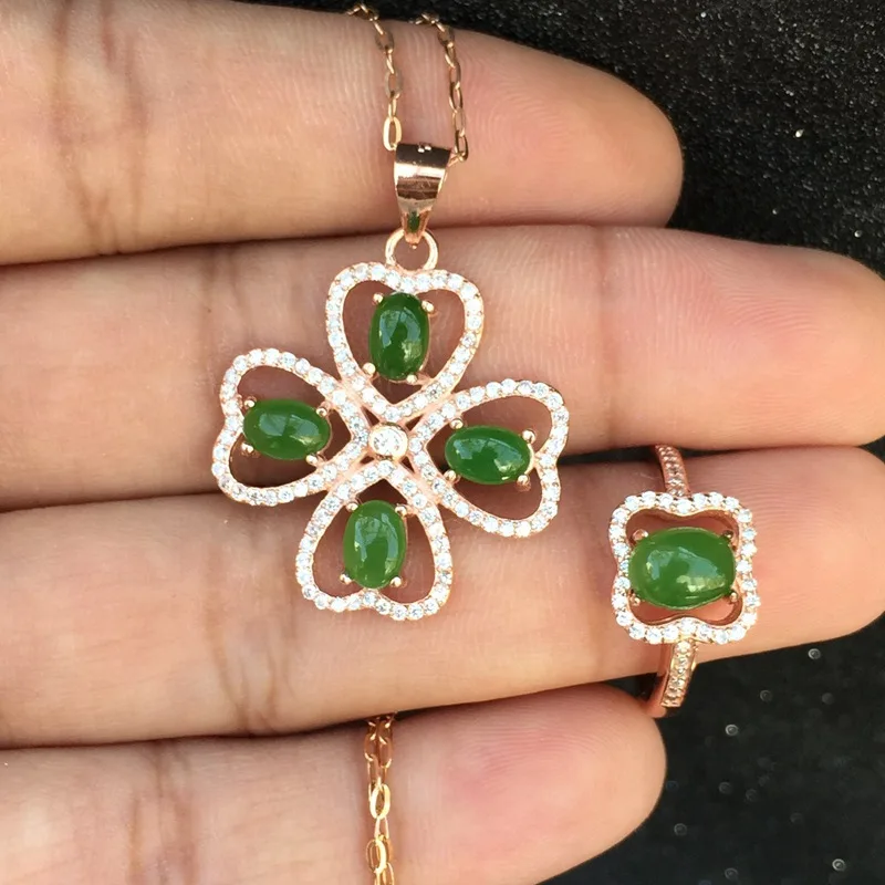 KJJEAXCMY boutique jewels кольцо из чистого серебра 925 пробы с кулоном натуральной яшмы 2