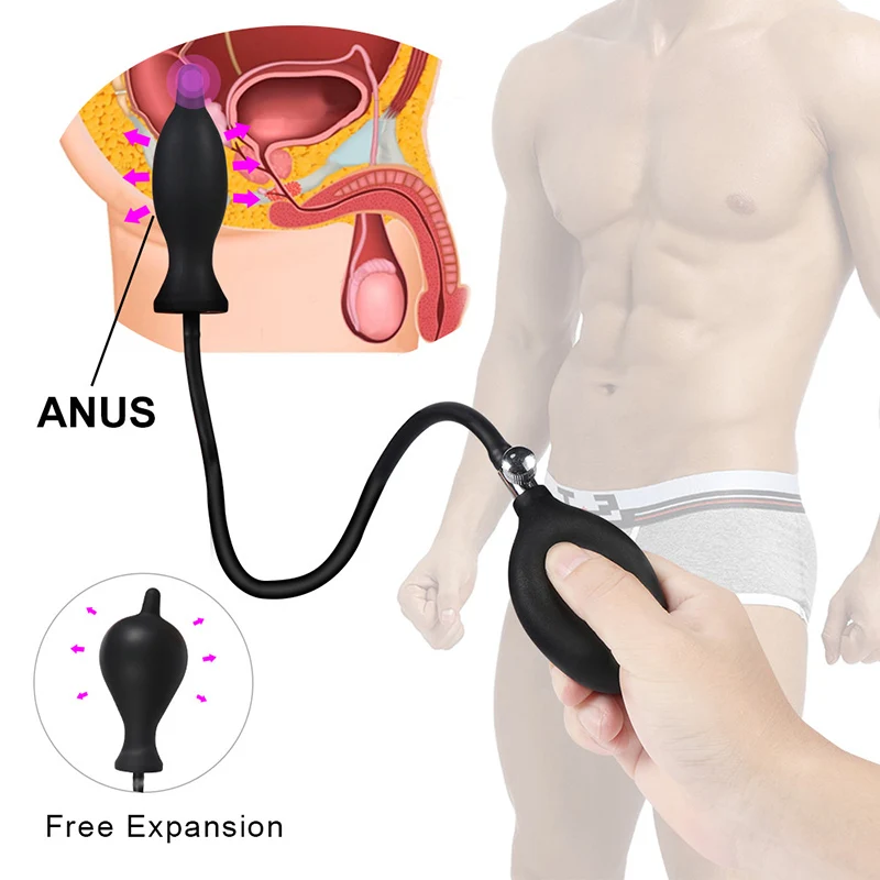 Анальная пробка секс игрушки расширяемые пробки вестибулярный надувной дилататор мастурбатор игрушка для мужчин и женщин Амал он.