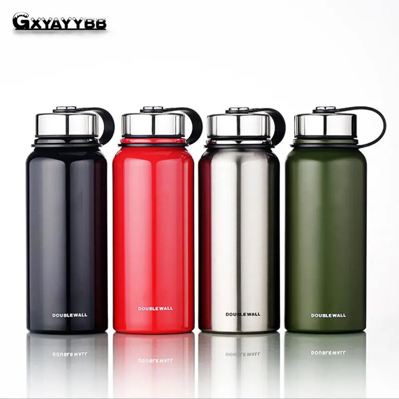800ML High Quality Stainless Steel Vacuum Flask Thermal Cup Coffee Thermos Mug Water Bottle Sports with Handle Hot Sale | Дом и сад