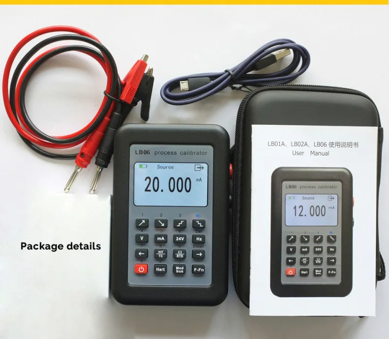 Многофункциональный промышленный калибратор LB06 MODBUS RTU Hart коммуникатор PT100 частота 4-20mA 0-10 В калибратор сигнала