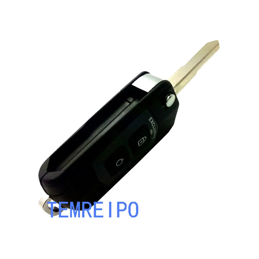 10 шт./лот чехол для ключа MAZDA 323 FAMILY Remote Key Uncut Blade модифицированный пустой 2 кнопки