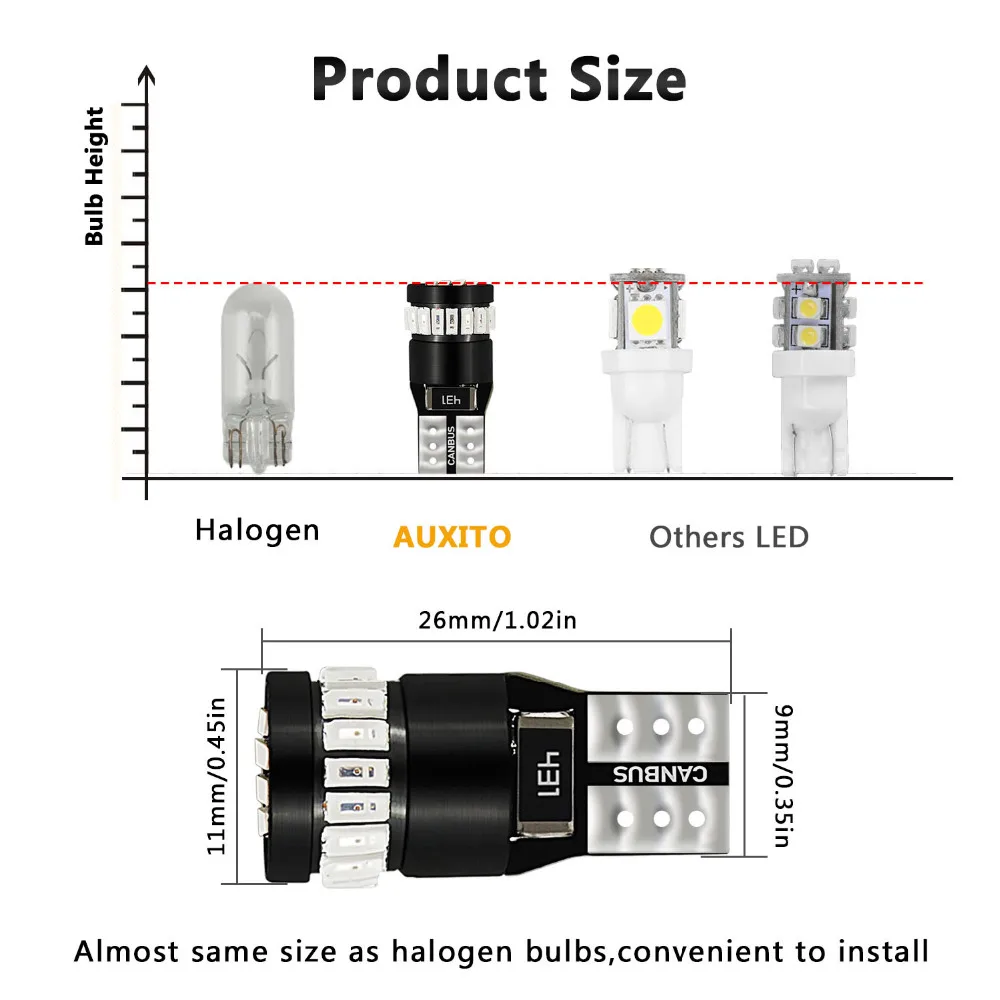 10 шт. T10 LED W5W светодиодные лампы Canbus 168 194 салона автомобиля для VW Golf 4 5 6 7 GTI Passat B5 B6 B7