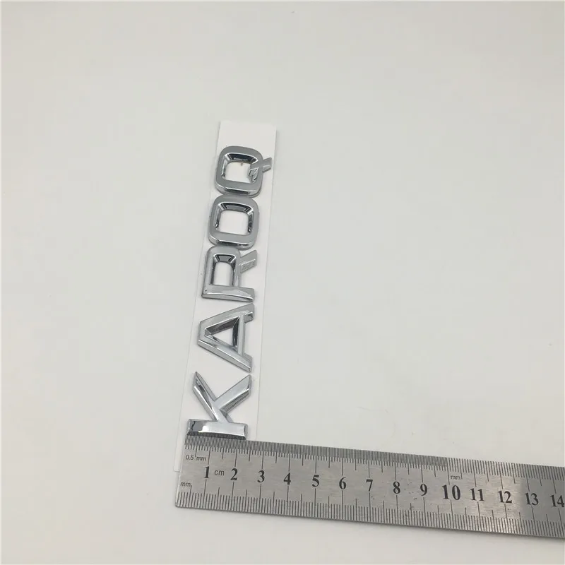 

For Skoda Karoq Emblem Rear Tailgate Trunk Logo Badge Decals 57A853687A 2ZZ