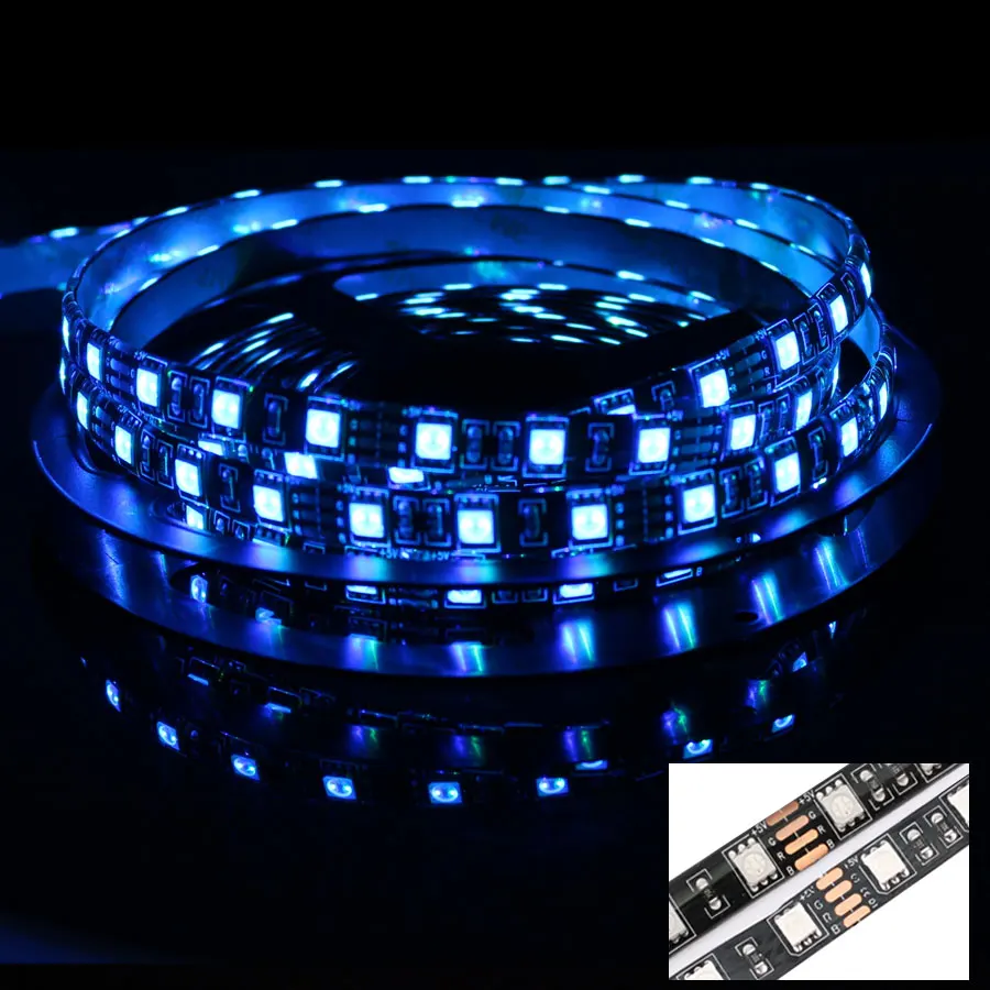5 в RGB Светодиодная лента USB Bluetooth Водонепроницаемая SMD 5050 50 см м PC В светильник Rgb
