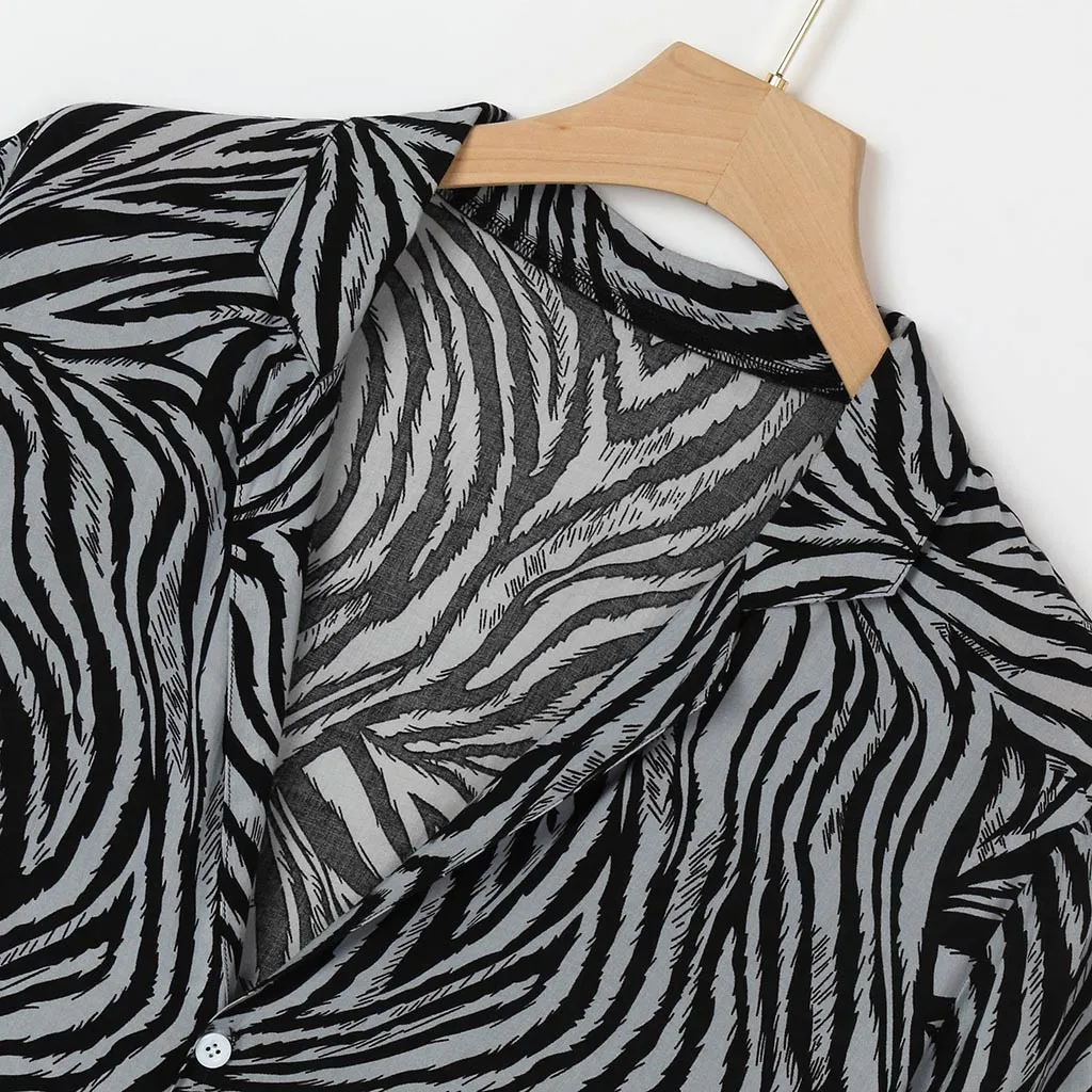 

2019 Newly Men's Summer Fashion Casual Lapel Striped Short Sleeve Casual Shirt Top Blouse camisa hawaiana hombre 50