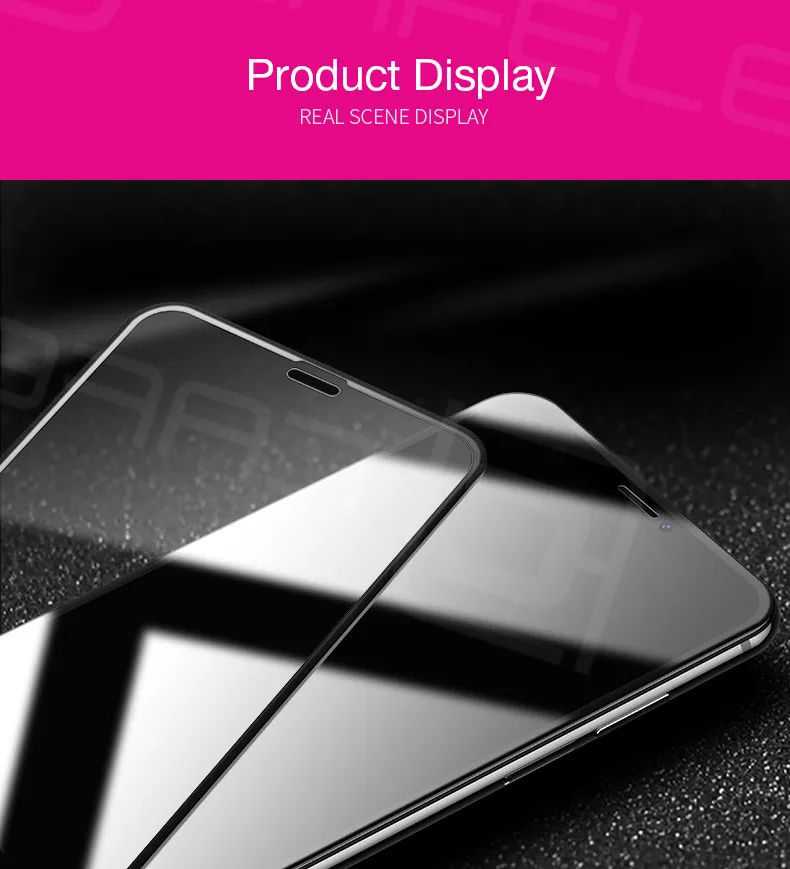 CAFELE 3D Защита экрана для iPhone 11 Pro Max X XR XS Max полное покрытие закаленное стекло защитное стекло для iPhone 11 Pro Max