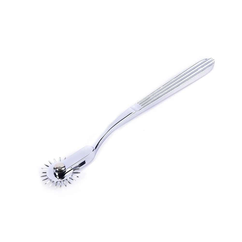 Нержавеющая сталь Wartenberg Pinwheel иглы колеса ролик Submissve секс рабыня комплект для
