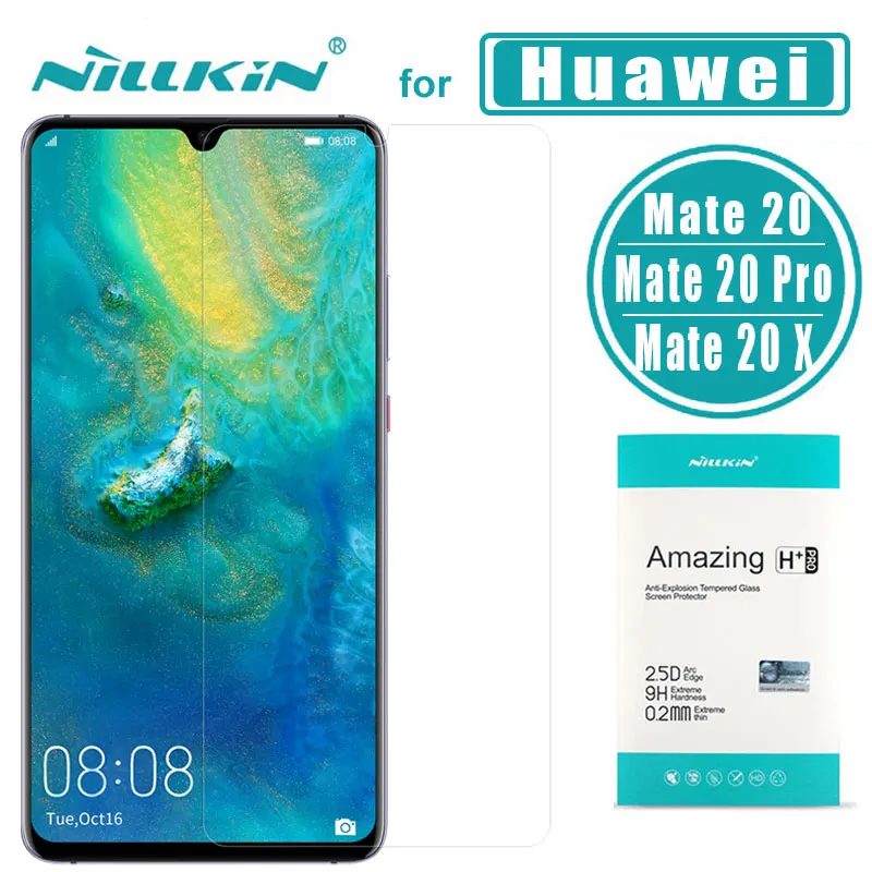 Nillkin для Huawei Mate 30 20 X Закаленное Стекло Nilkin Amazing H + Pro стекло 2.5D Защитная пленка