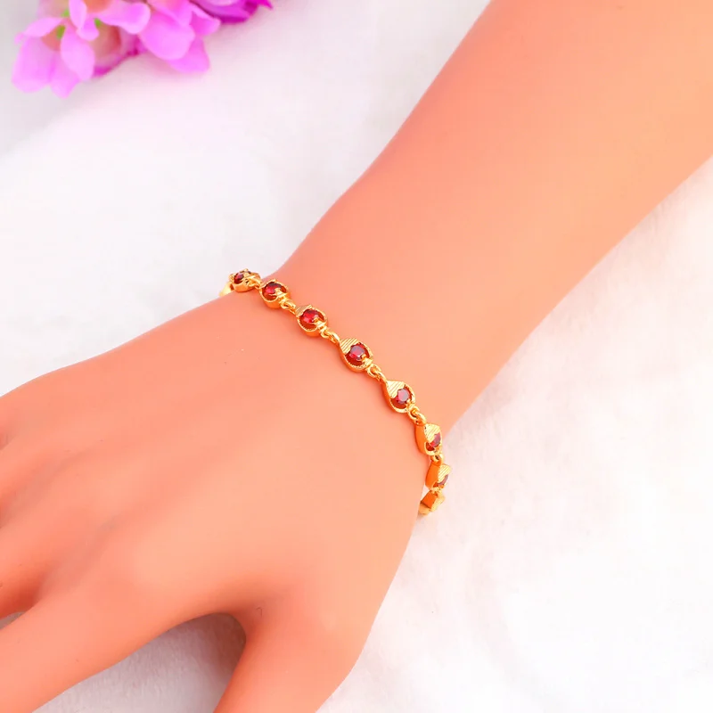 Восхитительный дизайн граната золотистого цвета модные ювелирные изделия