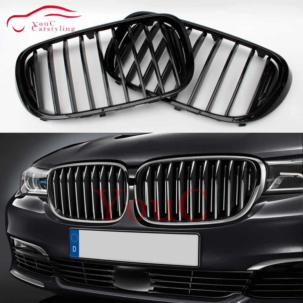 G11 передняя решетка радиатора бампер сетка для BMW 7 серии G12 2016 + 4 дверный седан 730i