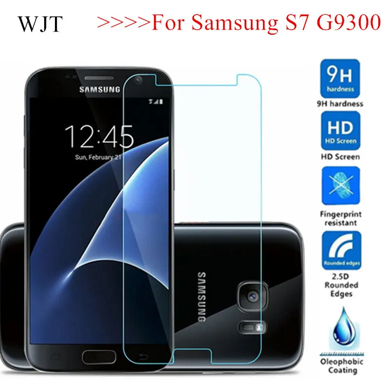 S7 Sklo закаленное стекло для Galaxy S7 G930 SM-G930F премиум стекло на S7 G930 SM-G930F DUOS защита экрана защитный чехол
