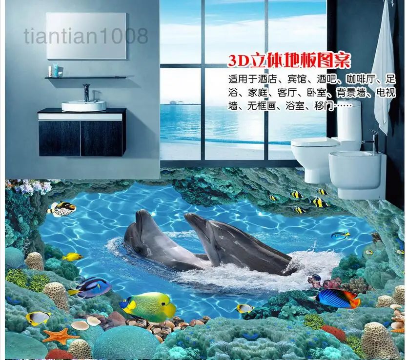 3d наклейка на пол ПВХ водостойкая для спальни|3d wall murals wallpaper|mural wallpaperwall mural wallpaper |