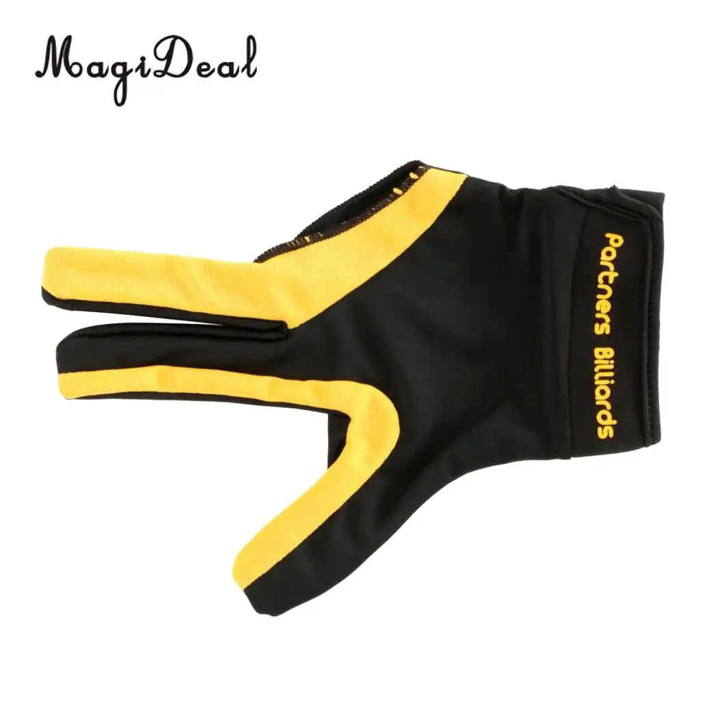 MagiDeal 1 шт. трехпальцевый снукер рандомная перчатка для правой руки|billiard gloves|cue