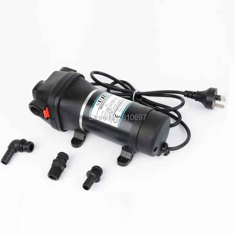 SURFLO KDP 35D AC 220V четырехкамерный Сантопрен водяной насос 12.5л/мин 35psi мембранный для