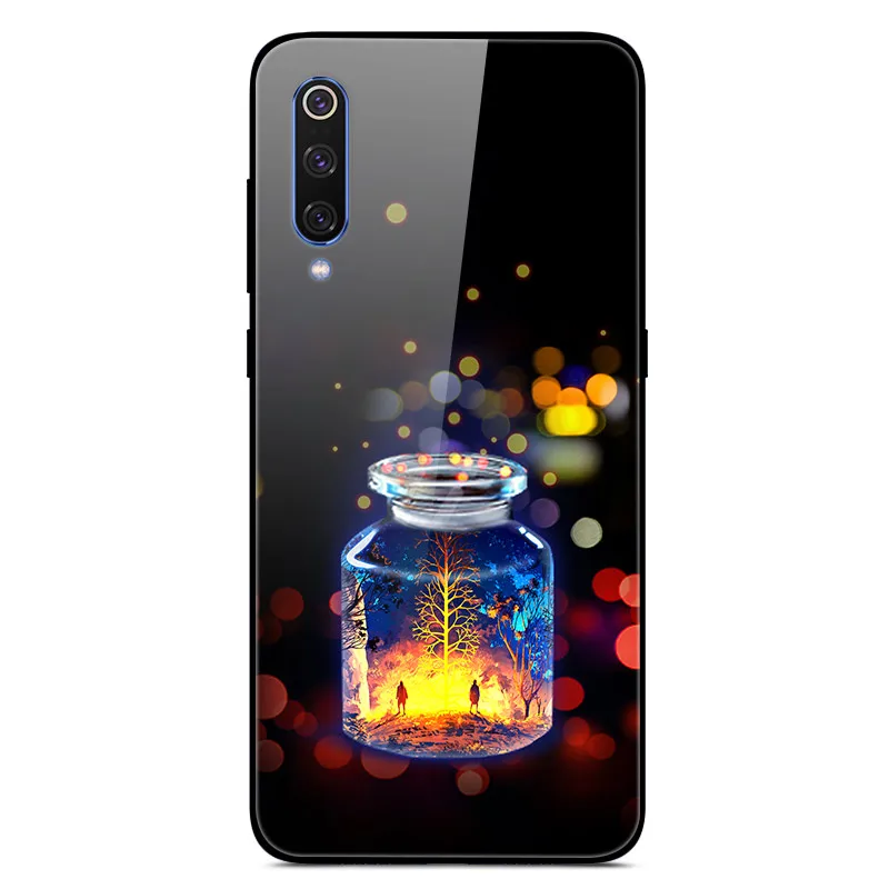 Для Xiaomi mi 9 mi 9 SE чехол из закаленного стекла жесткий чехол для телефона для Xiao mi Xiomi mi 9 SE mi 9 T mi 9 T Pro TPU бампер чехол s - Цвет: 31
