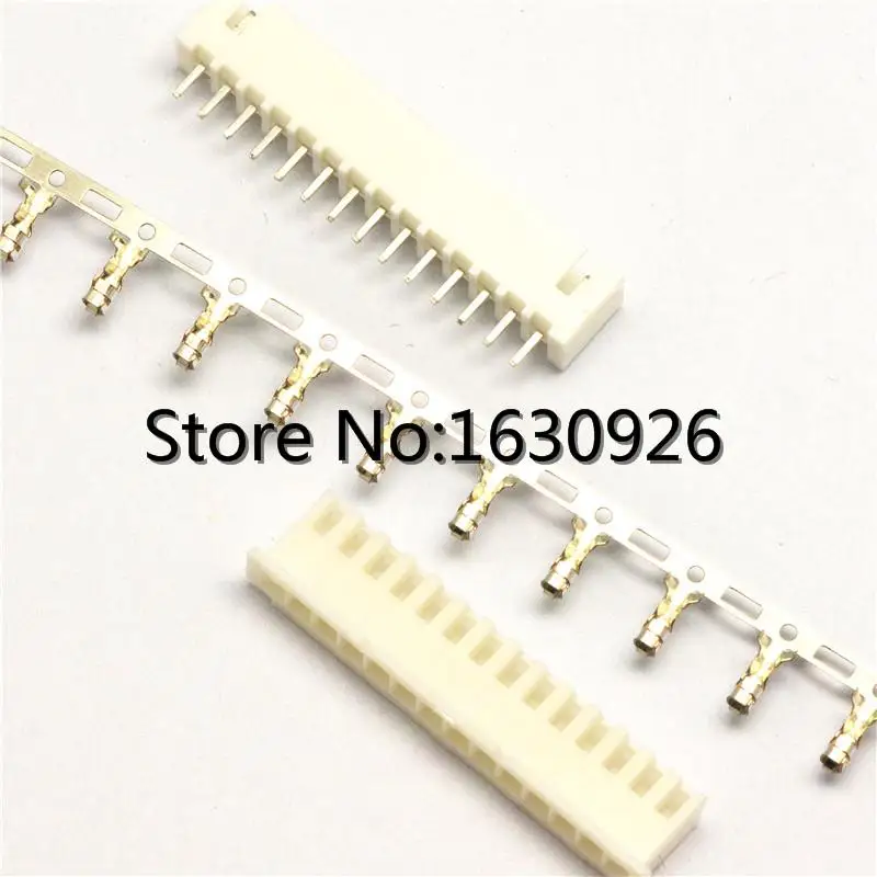 

Free shipping 100Sets/Kit XH2.54-14P 14Pin Straight needle spacing 2.54mm connectors Male and Female Plug + terminals