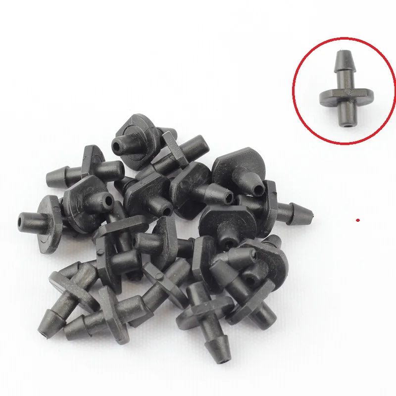 100 шт. 3/5 мм Зазубренные соединители для садового шланга|hose connector|irrigation pipe