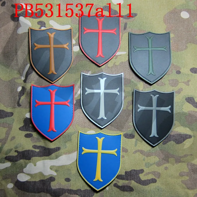 

3D PVC patch DEVGRU Seal Team Cross Military Tactical Morale Rubber patch