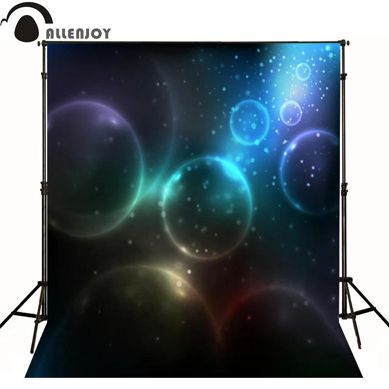 Allenjoy фотографический фон свет туман размытие точки дети винил фото студия обои
