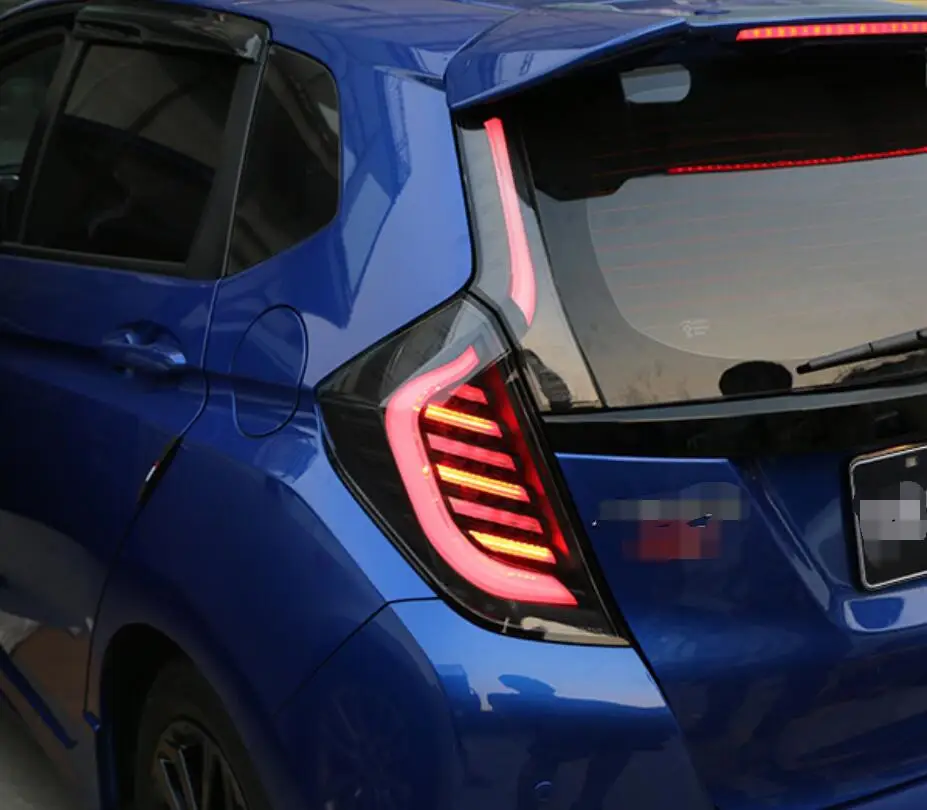 Автомобильный Стайлинг светодиодный задний фонарь для Honda FIT хвост светильник в